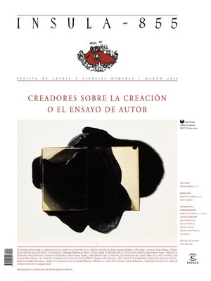 cover image of Creadores sobre la creación o el ensayo de autor  (Ínsula n° 855, marzo de 2018)